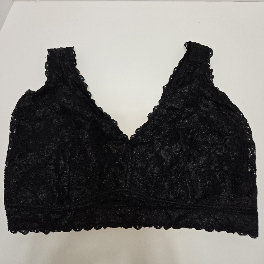 Parfait Black wire free bralette sz 40G